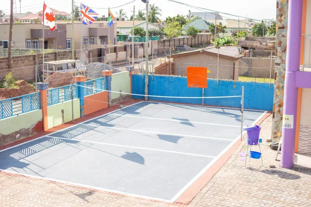 The DavReg outdoor multi-purpose sports court