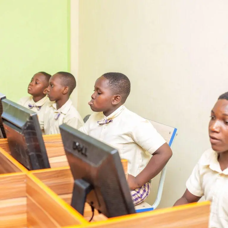 Upper School pupils at DavReg International School